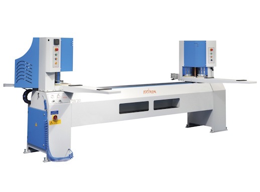 Soldadora de doble cabezal para PVC DW-241 en Ventytec.