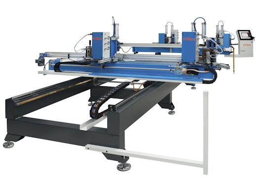 Soldadora de 4 cabezales FW-441 en Ventytec. Venta e instalación de maquinaria para Aluminio y PVC