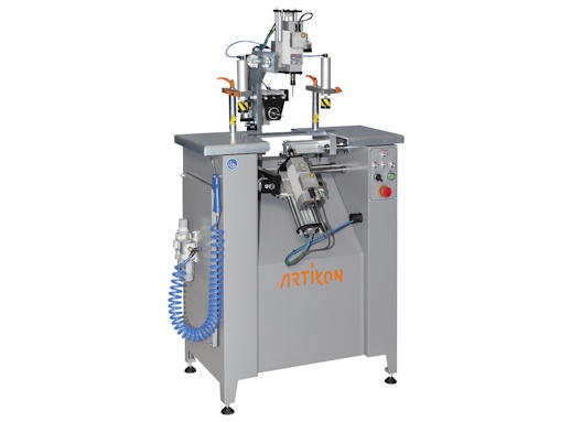 Desaguadora tres motores para PVC TF-342 Artikon. Venta e instalación de maquinaria para Aluminio y PVC.