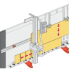 Tronzadora mural vertical panel composite ADVANCE de Elcon en Ventytec